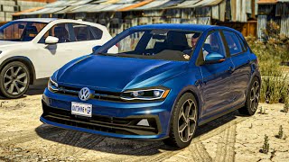 GTA 5 Mzansi edition Enhanced Realistic graphics VW Polo [upl. by Trinl]