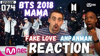 Episode 074 BTS 방탄소년단 MAMA 2018 in Japan FAKE LOVE  ANPANMAN REACTION [upl. by Atenek]