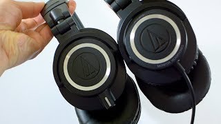 NEW Audio Technica ATHM50x comparison with Original M50 [upl. by Heid994]