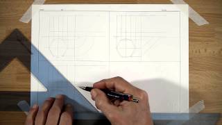 Linee di riporto in proiezioni ortogonali tratto da Tecniche di rappresentazione [upl. by Weinman]