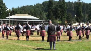 Dowco Triumph Street Pipe Band 2014 PNW Highland Games 1st place MSR [upl. by Adnoyek371]