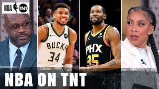 The Tuesday Crew Reacts to Bucks vs Suns Battle In The Valley  NBA on TNT [upl. by Croner]