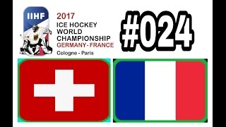 Eishockey WM 2017 024 Schweiz VS Frankreich  Lets Play NHL17 PS4 [upl. by Alejandro]