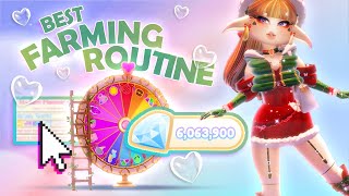 BEST Farming Routine To GET The NEW SET amp Trading Hub Is BACK ❄ Royale High Tips [upl. by Anitniuq]