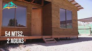 Casas Prefabricada 54 mts2  2 Aguas [upl. by Liatris]