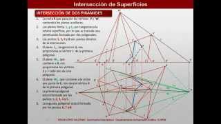 Intersección de dos pirámides [upl. by Namsaj]