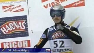 Zakopane 2005 2 konkurs 2 seria Adam Małysz 1320m [upl. by Enttirb119]