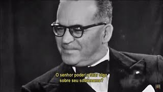 Guimarães Rosa  Entrevista raríssima em Berlim 1962 [upl. by Edmondo]