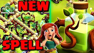 OVERGROWTH Spell will CHANGE Clash of Clans FOREVER  Sneak Peek 3 NEW CoC Update [upl. by Yenial]