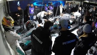 2017 Mercedes F1 Car Launch Timelapse [upl. by Luckin96]