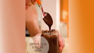 Nutella vegan  Crema al cacao e nocciole [upl. by Nayllij]