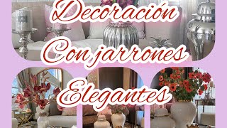 JARRONES PARA DECORAR TU SALAHABITACIÓN O RECIBIDORTENDENCIAS 2024 [upl. by Gerrilee444]