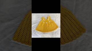 Crochet Frock with Peter Pan collar 😍❤️ shortsfeed trending crochet frock [upl. by Atisor708]