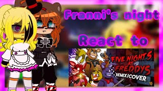 Jujustu Kaisen React To FNAF Songs  Ultimate Fright  Gacha Club [upl. by Settera]