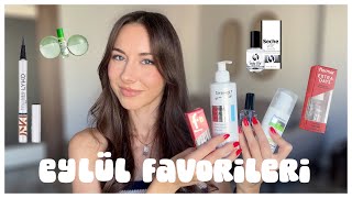 EYLÜL AYININ 10 FAVORİ ÜRÜNÜ 😍  DAHA HIZLI BİR OJE KURUTUCU YOK 😱 UYGUN FİYATLI MAVİ EYELINER 🥳 [upl. by Junna]