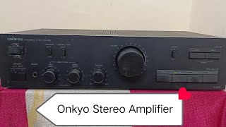 Onkyo A8037 Integrated Stereo Amplifier Manual [upl. by Naitsihc]