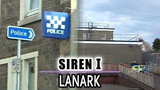 The Lanark Siren on top of the police station Siren I  last in the tour [upl. by Enitsenrae]