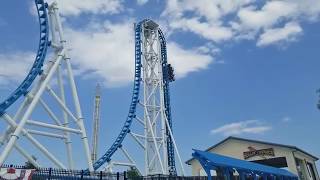 Rollin Thunder Offride  The Park at OWA  Zamperla Thunderbolt Roller Coaster [upl. by Kylynn107]