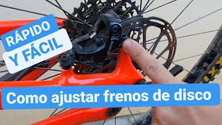 como AJUSTAR FRENOS DE DISCO BICICLETA de ENDURO [upl. by Sergias]