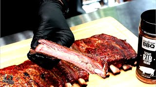 Pork Ribs on the Weber Kettle withTexas Rib Grind  The Dawgfathas BBQ [upl. by Katzen119]