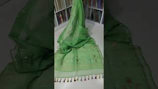 Jamdani saree with false piko tassel [upl. by Anerak111]