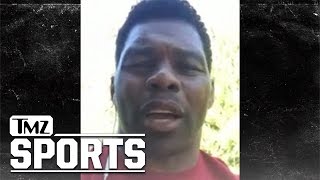 Herschel Walker Still Stands With Trump  TMZ Sports [upl. by Nalek672]