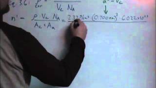 Ceramic Unit Cell Calculation of Silicon Dioxide [upl. by Sibyls]