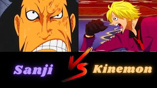 Sanji vs Kinemon datadigger3d onepiece luffy anime [upl. by Ekez]