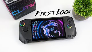 MSI CLAW Hands On First Look Is This New 16 Core Handheld Faster Than The Rest [upl. by Ihana]