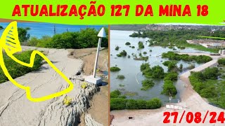 Atualização 127 da Mina 18 da BRASKEM no Mutange  Maceó  Alagoas Brasil  visto de cima em 4K [upl. by Papke]