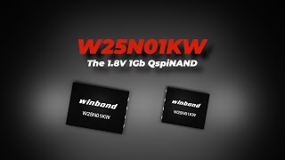 Winbond QspiNANDフラッシュW25N01KW [upl. by Norrahc573]