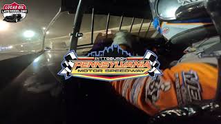 Pittsburghs Pennsylvania Motor Speedway  49  Jonathan Davenport  Preliminary Feature [upl. by Dyrraj]