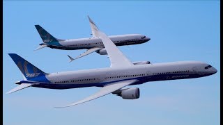 Boeing 78710 Dreamliner and 737 MAX 9 Fly Together in Dramatic Display [upl. by Leba206]