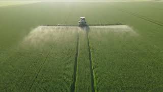 John Deere Sprayer wheat fungicidefoliar application [upl. by Calista]