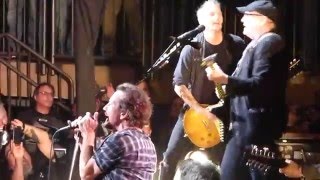 Pearl Jam amp Cheap Trick  Surrender  New York City May 2 2016 [upl. by Aihsenor]