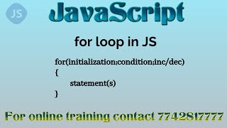 JavaScript For Loop for Beginners Easy StepbyStep Guide [upl. by Luben]