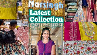 DressesFabrics and materials Shopping at NARSINGH HyderabadLatest Collection Narsingh store [upl. by Willey]