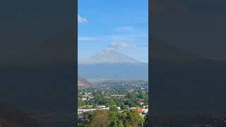 Volcán Popocatépetl e Iztaccíhuatl 19 de junio del 2024 popocatépetl volcanpopocatepetl [upl. by Einra]