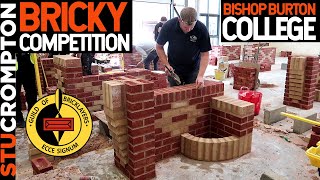 Bricklaying Competition at Bishop Burton College Guild of bricklayers Regional [upl. by Hsejar]