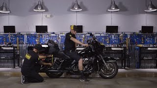 Setting the sag for your HarleyDavidson [upl. by Latona]