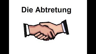 Die Abtretung § 398 BGB [upl. by Varick865]