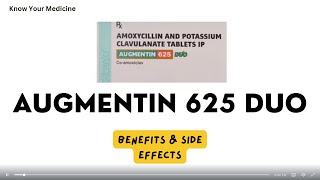 Augmentin 625 Duo Tablet Benefits and Side Effects [upl. by Enad]