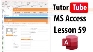 MS Access Tutorial  Lesson 59  Quick Access Toolbar [upl. by Evita]