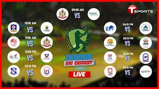 LIVE  Clemon Indoor Uni Cricket 2023  Day  2  Indoor Cricket  T Sports [upl. by Cariotta427]