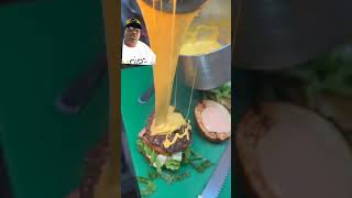 Mukbang Madness Can This Guy Conquer the Cheese Quake Burger mukbang food cheeseburger [upl. by Raskind]