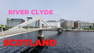 River Clyde Glasgow Scotland Walking tour of Glasgow scotland glasgow [upl. by Dnomed339]