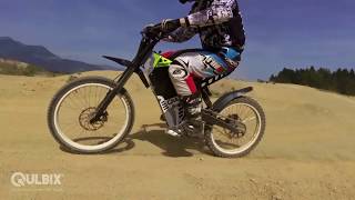 Qulbix Q140MX 15kW Performance Ebike On a MX Track [upl. by Brendan]