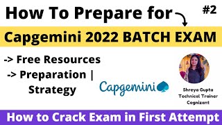 How to Prepare For Capgemini 2022 BATCH Exam  Free Resources  Syllabus Pattern All Courses PART2 [upl. by Monaco]