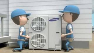 SAMSUNG ECO Heating System heat pump [upl. by Sitsuj]