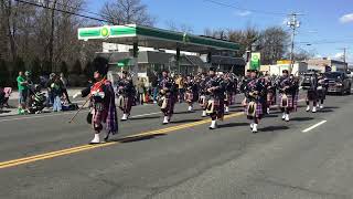 2024 Wantagh St Patrick’s Day Parade Wantagh American Legion Pipe Band [upl. by Celina]